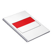Indonesische vlag notitieboek (Rechterzijde)