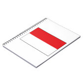 Indonesische vlag notitieboek (Linkerzijde)