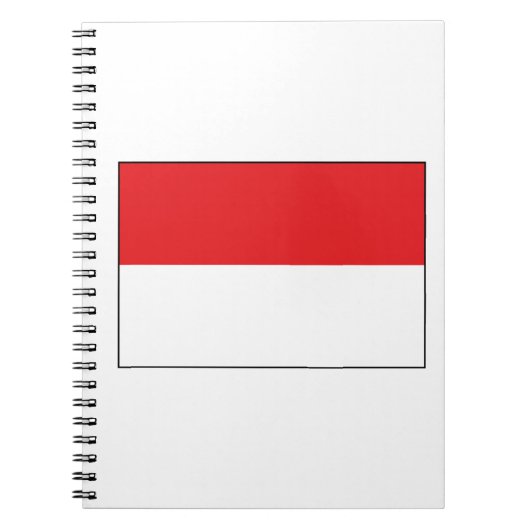 Indonesische vlag notitieboek (Voorkant)