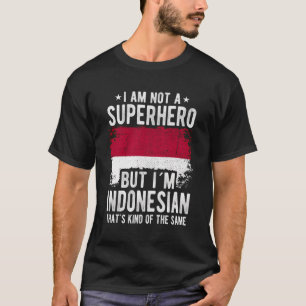 Indonesische vlag oorsprong Iâ´m Indonesisch T-shirt