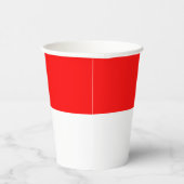 Indonesische vlag papieren bekers (Rechts)