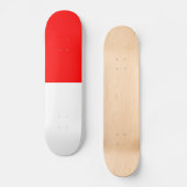 Indonesische vlag persoonlijk skateboard (Voorkant)