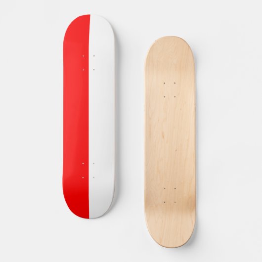 Indonesische vlag persoonlijk skateboard (Voorkant)