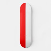 Indonesische vlag persoonlijk skateboard (Voorkant)