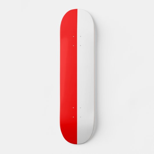Indonesische vlag persoonlijk skateboard (Voorkant)