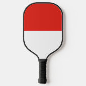 Indonesische vlag pickleball paddle (Achterkant)