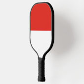 Indonesische vlag pickleball paddle (Links)