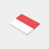 Indonesische vlag post-it® notes (Schuin)