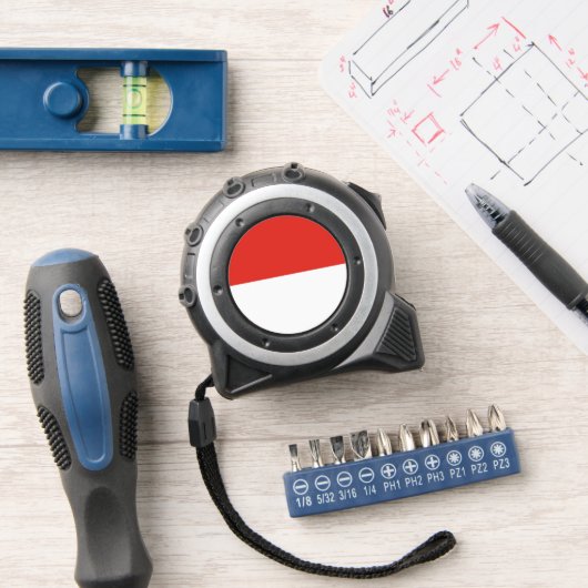 Indonesische vlag rolmaat (Workshop)