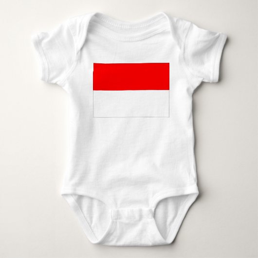 Indonesische vlag romper (Voorkant)