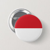 Indonesische vlag ronde button 5,7 cm (Voorkant /achterkant)