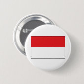 Indonesische vlag ronde button 5,7 cm (Voorkant /achterkant)