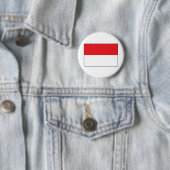 Indonesische vlag ronde button 5,7 cm (In situ)