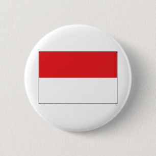 Indonesische vlag ronde button 5,7 cm
