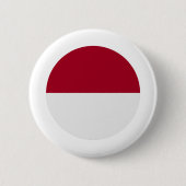Indonesische vlag ronde button 5,7 cm (Voorkant)