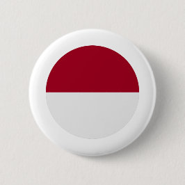 Indonesische vlag ronde button 5,7 cm