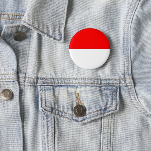 Indonesische vlag ronde button 5,7 cm (In situ)