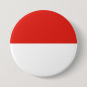 Indonesische vlag ronde button 7,6 cm (Voorkant)