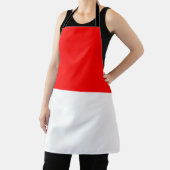 Indonesische vlag schort (Insitu)