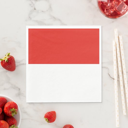 Indonesische vlag servet (Insitu)