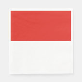 Indonesische vlag servet (Voorkant)
