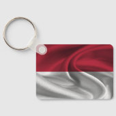 Indonesische vlag Sleutelhanger (Achterkant)