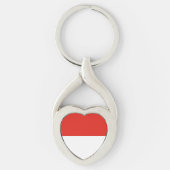 Indonesische vlag sleutelhanger (Voorkant)