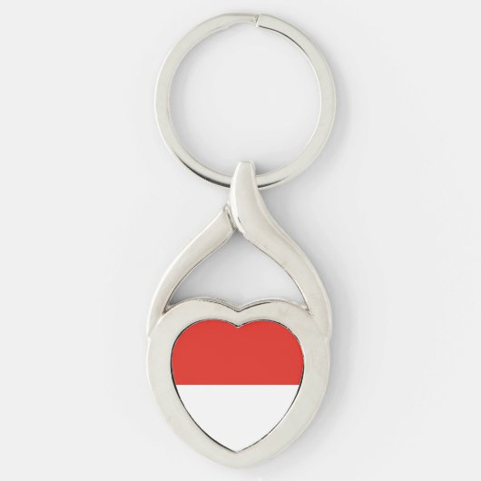Indonesische vlag sleutelhanger (Voorkant)