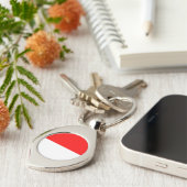 Indonesische vlag sleutelhanger (Zijkant)