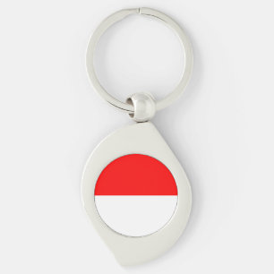Indonesische vlag sleutelhanger