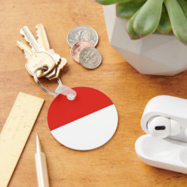 Indonesische vlag sleutelhanger