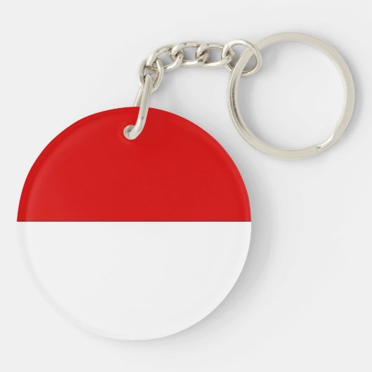 Indonesische vlag sleutelhanger (Achterkant)