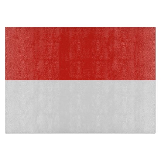 Indonesische vlag snijplank (Voorkant)