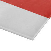 Indonesische vlag snijplank (Hoek)