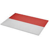 Indonesische vlag snijplank (Hoek)