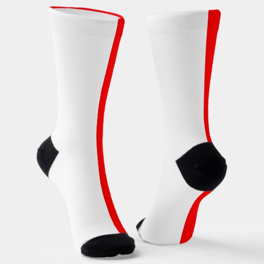 Indonesische vlag sokken (Gebogen)