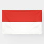 Indonesische vlag spandoek (Horizontaal)