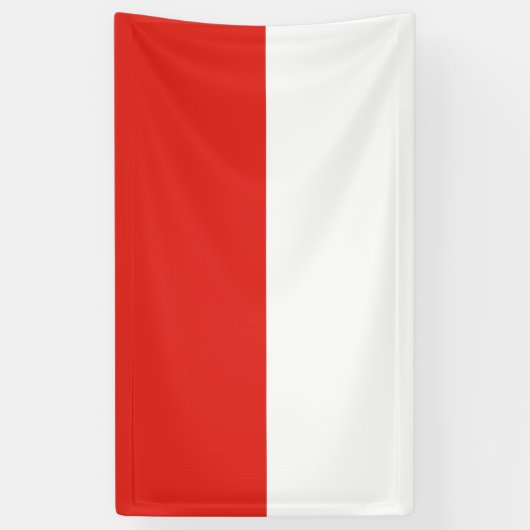 Indonesische vlag spandoek (Verticaal)