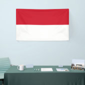 Indonesische vlag spandoek (Beurs)