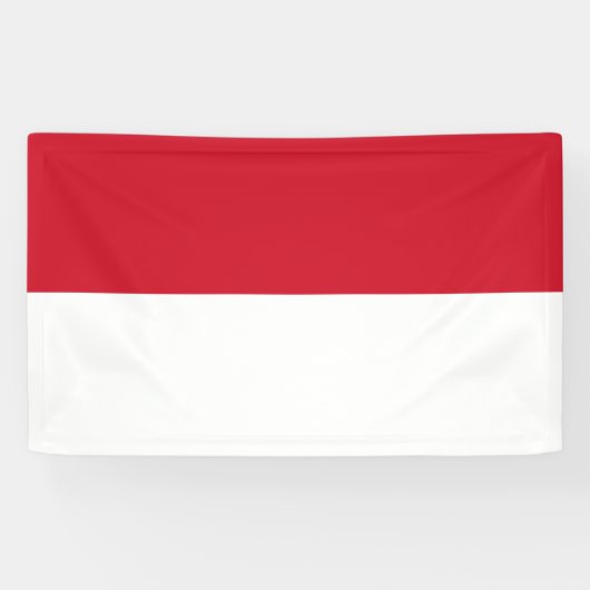 Indonesische vlag spandoek (Horizontaal)