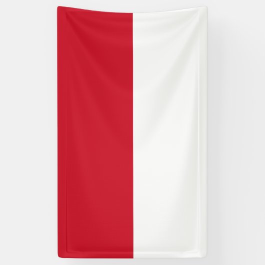 Indonesische vlag spandoek (Verticaal)