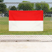 Indonesische vlag spandoek (Insitu)