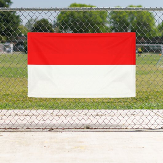 Indonesische vlag spandoek (Insitu)