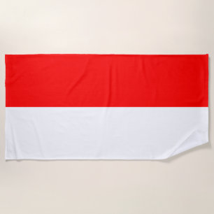 Indonesische vlag strandlaken