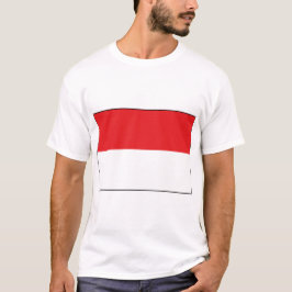 Indonesische vlag t-shirt