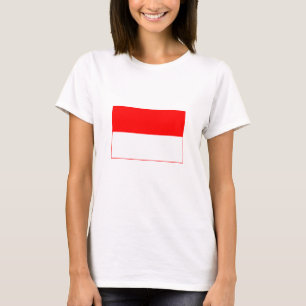 Indonesische vlag t-shirt