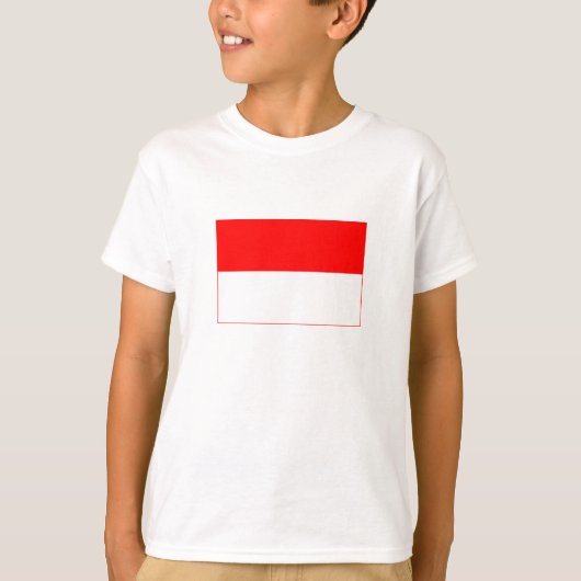 Indonesische vlag t-shirt (Voorkant)