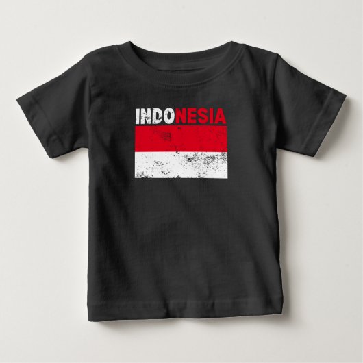 Indonesische vlag  T-Shirt (Voorkant)