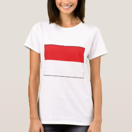 Indonesische vlag t-shirt