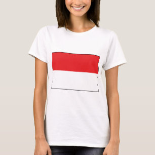 Indonesische vlag t-shirt